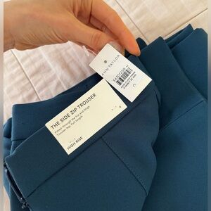 Ann Taylor Size Zip Trouser Pant, teal, size 0